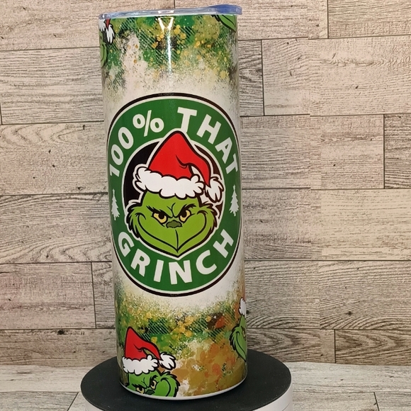 Hand Crafted Other - 100% That Grinch 20oz. Tumbler